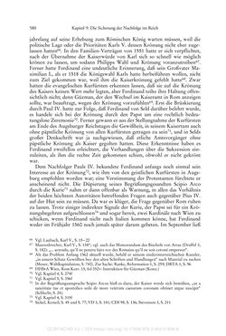 Image of the Page - 580 - in Ferdinand I. als Kaiser - Politik und Herrscherauffassung des Nachfolgers Karls V.