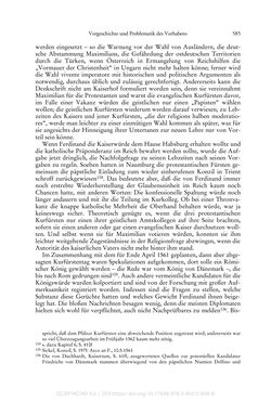 Bild der Seite - 585 - in Ferdinand I. als Kaiser - Politik und Herrscherauffassung des Nachfolgers Karls V.