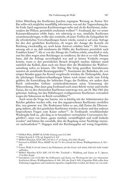 Image of the Page - 587 - in Ferdinand I. als Kaiser - Politik und Herrscherauffassung des Nachfolgers Karls V.