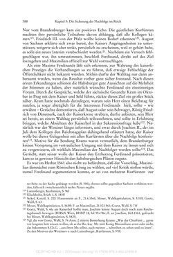 Image of the Page - 588 - in Ferdinand I. als Kaiser - Politik und Herrscherauffassung des Nachfolgers Karls V.