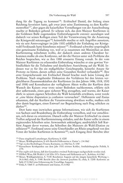 Image of the Page - 597 - in Ferdinand I. als Kaiser - Politik und Herrscherauffassung des Nachfolgers Karls V.