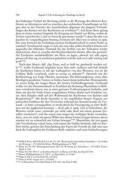 Bild der Seite - 598 - in Ferdinand I. als Kaiser - Politik und Herrscherauffassung des Nachfolgers Karls V.