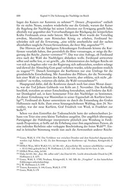 Image of the Page - 600 - in Ferdinand I. als Kaiser - Politik und Herrscherauffassung des Nachfolgers Karls V.
