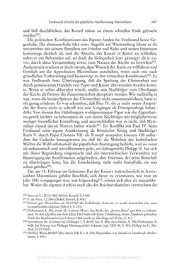 Image of the Page - 607 - in Ferdinand I. als Kaiser - Politik und Herrscherauffassung des Nachfolgers Karls V.