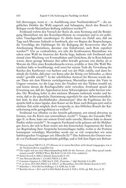 Image of the Page - 610 - in Ferdinand I. als Kaiser - Politik und Herrscherauffassung des Nachfolgers Karls V.