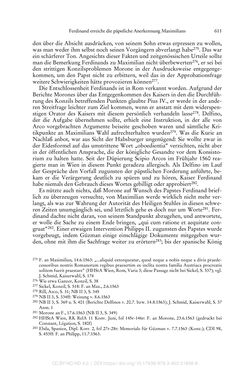 Image of the Page - 611 - in Ferdinand I. als Kaiser - Politik und Herrscherauffassung des Nachfolgers Karls V.