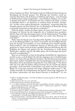 Image of the Page - 614 - in Ferdinand I. als Kaiser - Politik und Herrscherauffassung des Nachfolgers Karls V.