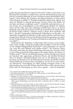 Image of the Page - 652 - in Ferdinand I. als Kaiser - Politik und Herrscherauffassung des Nachfolgers Karls V.