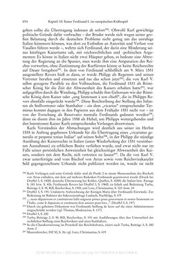 Image of the Page - 654 - in Ferdinand I. als Kaiser - Politik und Herrscherauffassung des Nachfolgers Karls V.
