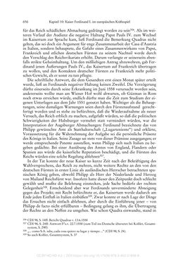 Image of the Page - 656 - in Ferdinand I. als Kaiser - Politik und Herrscherauffassung des Nachfolgers Karls V.