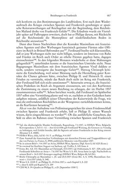 Image of the Page - 667 - in Ferdinand I. als Kaiser - Politik und Herrscherauffassung des Nachfolgers Karls V.
