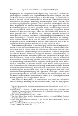 Image of the Page - 674 - in Ferdinand I. als Kaiser - Politik und Herrscherauffassung des Nachfolgers Karls V.