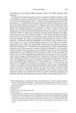 Image of the Page - 689 - in Ferdinand I. als Kaiser - Politik und Herrscherauffassung des Nachfolgers Karls V.
