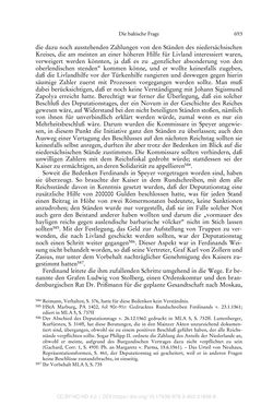Image of the Page - 693 - in Ferdinand I. als Kaiser - Politik und Herrscherauffassung des Nachfolgers Karls V.