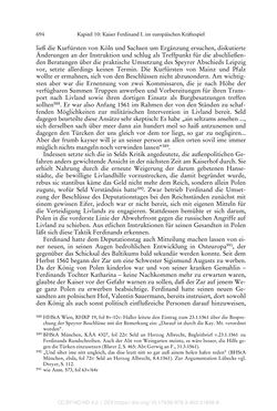 Image of the Page - 694 - in Ferdinand I. als Kaiser - Politik und Herrscherauffassung des Nachfolgers Karls V.