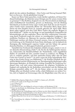 Image of the Page - 711 - in Ferdinand I. als Kaiser - Politik und Herrscherauffassung des Nachfolgers Karls V.