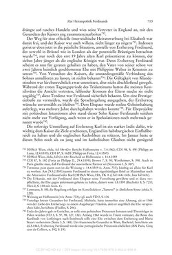 Image of the Page - 713 - in Ferdinand I. als Kaiser - Politik und Herrscherauffassung des Nachfolgers Karls V.