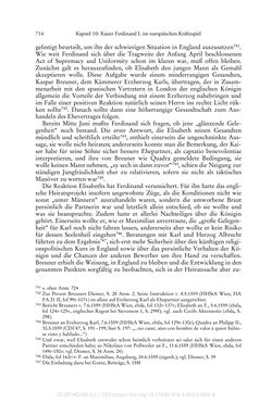 Image of the Page - 714 - in Ferdinand I. als Kaiser - Politik und Herrscherauffassung des Nachfolgers Karls V.