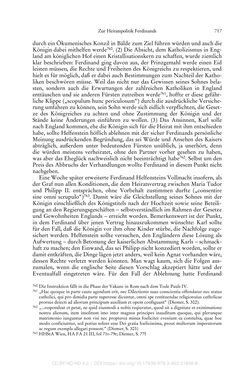 Image of the Page - 717 - in Ferdinand I. als Kaiser - Politik und Herrscherauffassung des Nachfolgers Karls V.