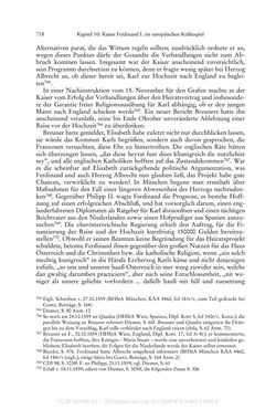 Image of the Page - 718 - in Ferdinand I. als Kaiser - Politik und Herrscherauffassung des Nachfolgers Karls V.