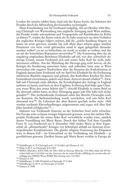 Image of the Page - 721 - in Ferdinand I. als Kaiser - Politik und Herrscherauffassung des Nachfolgers Karls V.