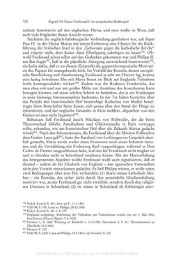 Image of the Page - 722 - in Ferdinand I. als Kaiser - Politik und Herrscherauffassung des Nachfolgers Karls V.