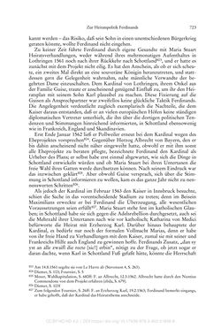 Bild der Seite - 723 - in Ferdinand I. als Kaiser - Politik und Herrscherauffassung des Nachfolgers Karls V.