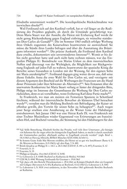 Image of the Page - 724 - in Ferdinand I. als Kaiser - Politik und Herrscherauffassung des Nachfolgers Karls V.