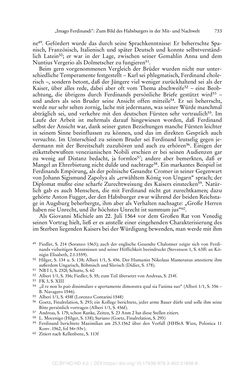 Image of the Page - 733 - in Ferdinand I. als Kaiser - Politik und Herrscherauffassung des Nachfolgers Karls V.