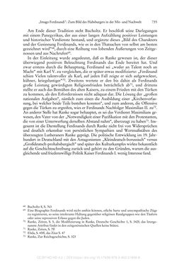 Image of the Page - 735 - in Ferdinand I. als Kaiser - Politik und Herrscherauffassung des Nachfolgers Karls V.
