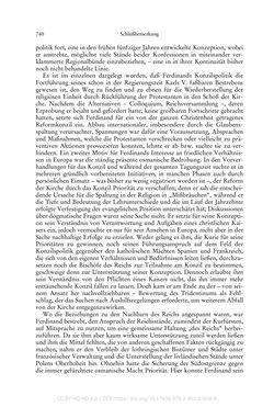 Image of the Page - 740 - in Ferdinand I. als Kaiser - Politik und Herrscherauffassung des Nachfolgers Karls V.