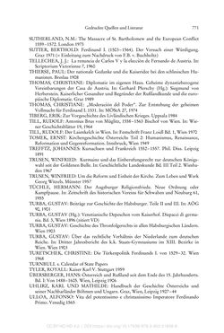 Bild der Seite - 771 - in Ferdinand I. als Kaiser - Politik und Herrscherauffassung des Nachfolgers Karls V.