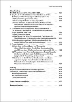 Bild der Seite - 8 - in Die Familien-Fideikommissbibliothek des Hauses Habsburg-Lothringen 1835–1918 - Metamorphosen einer Sammlung