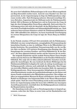Image of the Page - 15 - in Die Familien-Fideikommissbibliothek des Hauses Habsburg-Lothringen 1835–1918 - Metamorphosen einer Sammlung