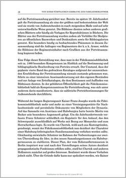 Bild der Seite - 16 - in Die Familien-Fideikommissbibliothek des Hauses Habsburg-Lothringen 1835–1918 - Metamorphosen einer Sammlung