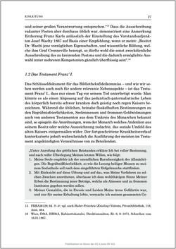 Image of the Page - 27 - in Die Familien-Fideikommissbibliothek des Hauses Habsburg-Lothringen 1835–1918 - Metamorphosen einer Sammlung