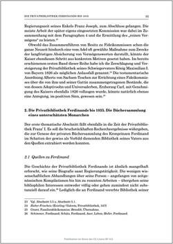 Image of the Page - 33 - in Die Familien-Fideikommissbibliothek des Hauses Habsburg-Lothringen 1835–1918 - Metamorphosen einer Sammlung