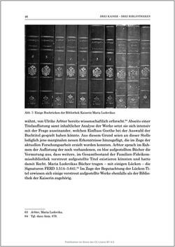 Bild der Seite - 46 - in Die Familien-Fideikommissbibliothek des Hauses Habsburg-Lothringen 1835–1918 - Metamorphosen einer Sammlung