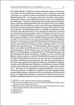 Bild der Seite - 61 - in Die Familien-Fideikommissbibliothek des Hauses Habsburg-Lothringen 1835–1918 - Metamorphosen einer Sammlung