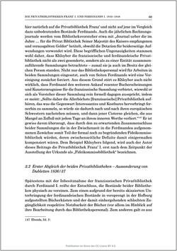 Bild der Seite - 69 - in Die Familien-Fideikommissbibliothek des Hauses Habsburg-Lothringen 1835–1918 - Metamorphosen einer Sammlung