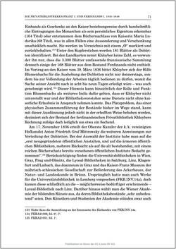 Bild der Seite - 71 - in Die Familien-Fideikommissbibliothek des Hauses Habsburg-Lothringen 1835–1918 - Metamorphosen einer Sammlung