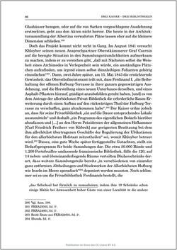 Bild der Seite - 86 - in Die Familien-Fideikommissbibliothek des Hauses Habsburg-Lothringen 1835–1918 - Metamorphosen einer Sammlung
