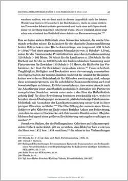 Bild der Seite - 87 - in Die Familien-Fideikommissbibliothek des Hauses Habsburg-Lothringen 1835–1918 - Metamorphosen einer Sammlung