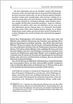 Image of the Page - 92 - in Die Familien-Fideikommissbibliothek des Hauses Habsburg-Lothringen 1835–1918 - Metamorphosen einer Sammlung
