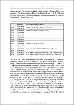 Bild der Seite - 104 - in Die Familien-Fideikommissbibliothek des Hauses Habsburg-Lothringen 1835–1918 - Metamorphosen einer Sammlung