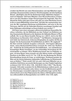 Bild der Seite - 105 - in Die Familien-Fideikommissbibliothek des Hauses Habsburg-Lothringen 1835–1918 - Metamorphosen einer Sammlung