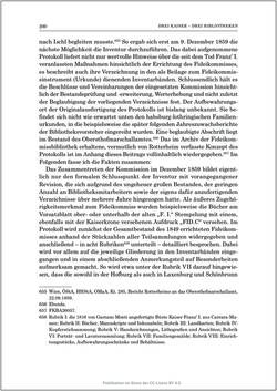 Bild der Seite - 200 - in Die Familien-Fideikommissbibliothek des Hauses Habsburg-Lothringen 1835–1918 - Metamorphosen einer Sammlung
