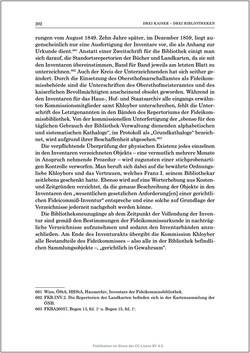 Bild der Seite - 202 - in Die Familien-Fideikommissbibliothek des Hauses Habsburg-Lothringen 1835–1918 - Metamorphosen einer Sammlung