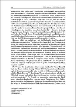 Bild der Seite - 206 - in Die Familien-Fideikommissbibliothek des Hauses Habsburg-Lothringen 1835–1918 - Metamorphosen einer Sammlung