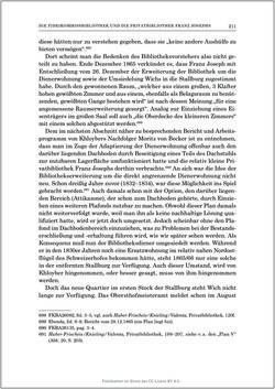 Bild der Seite - 211 - in Die Familien-Fideikommissbibliothek des Hauses Habsburg-Lothringen 1835–1918 - Metamorphosen einer Sammlung
